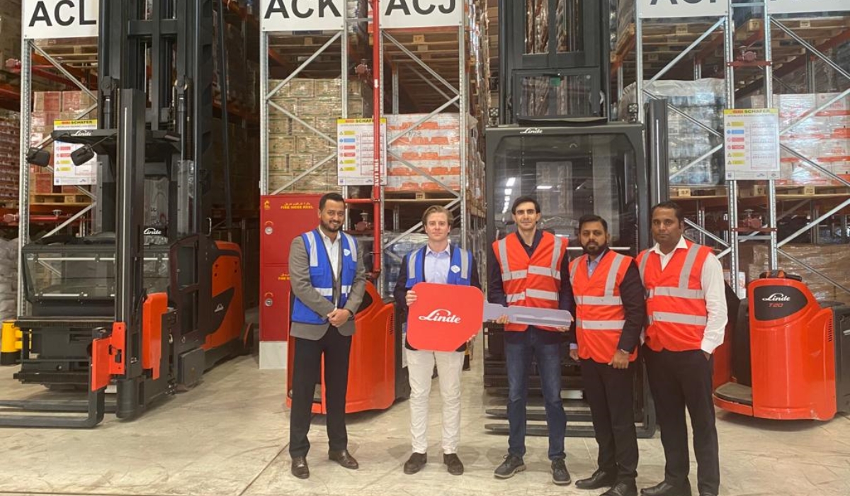 DOMASCO Supplies GAC with Linde VNAs and Electric Power Pallets